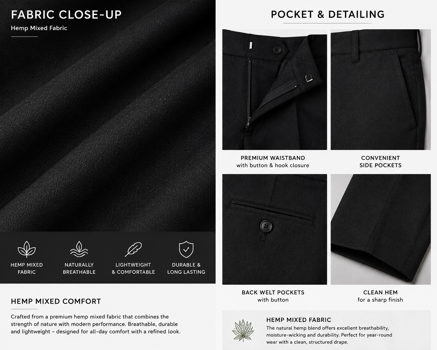 SANAL Tailored Premium Casual Trousers