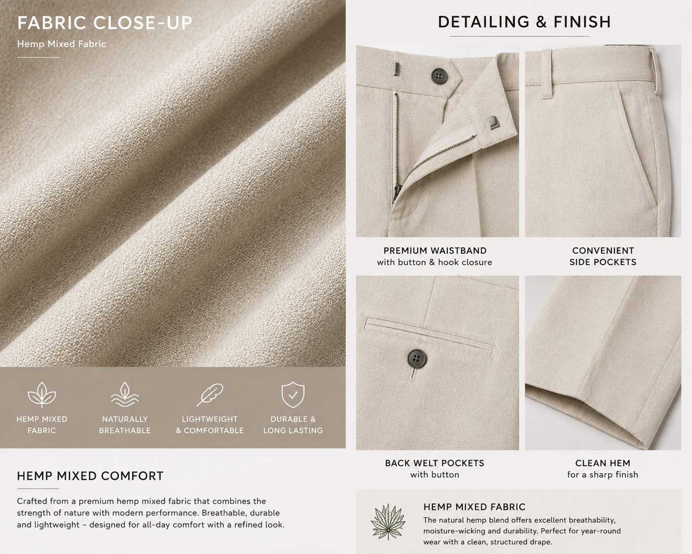 SANAL Tailored Premium Casual Trousers